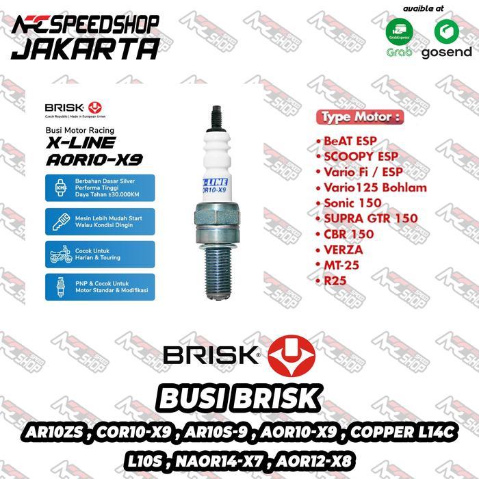 Busi Motor Suzuki Satria RU BRISK Silver L14C