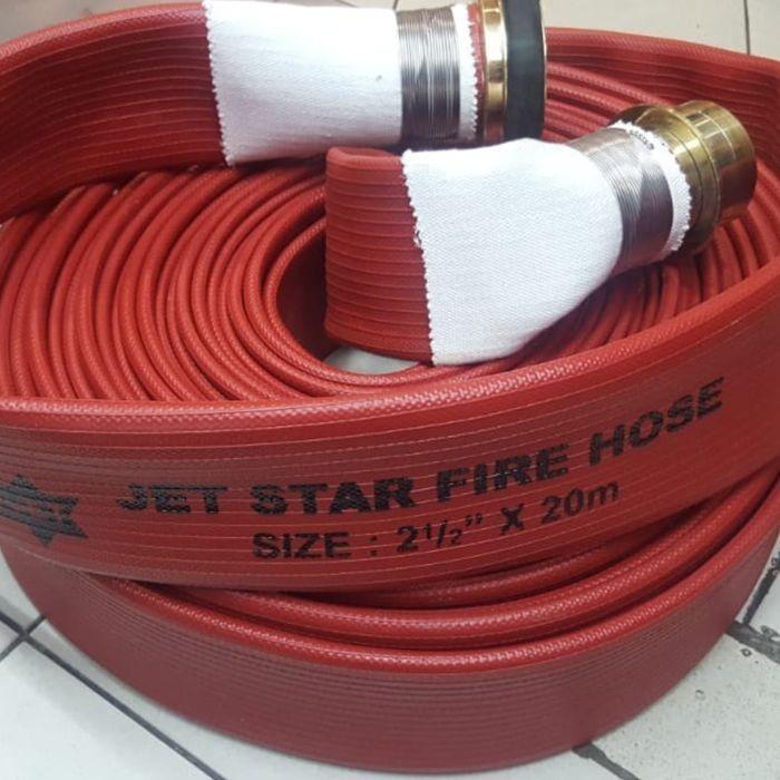 Selang Pemadam Jet Star / JetStar 1,5"x30m Rubber Fire Hose Hydrant