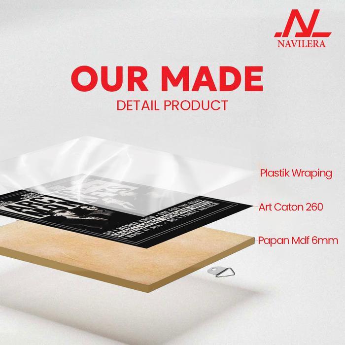 kemgraf- Navilera.Co Hiasan Pajangan Dinding Kamar Poster Band 1 Set Slank 5 Pcs Poster Kayu