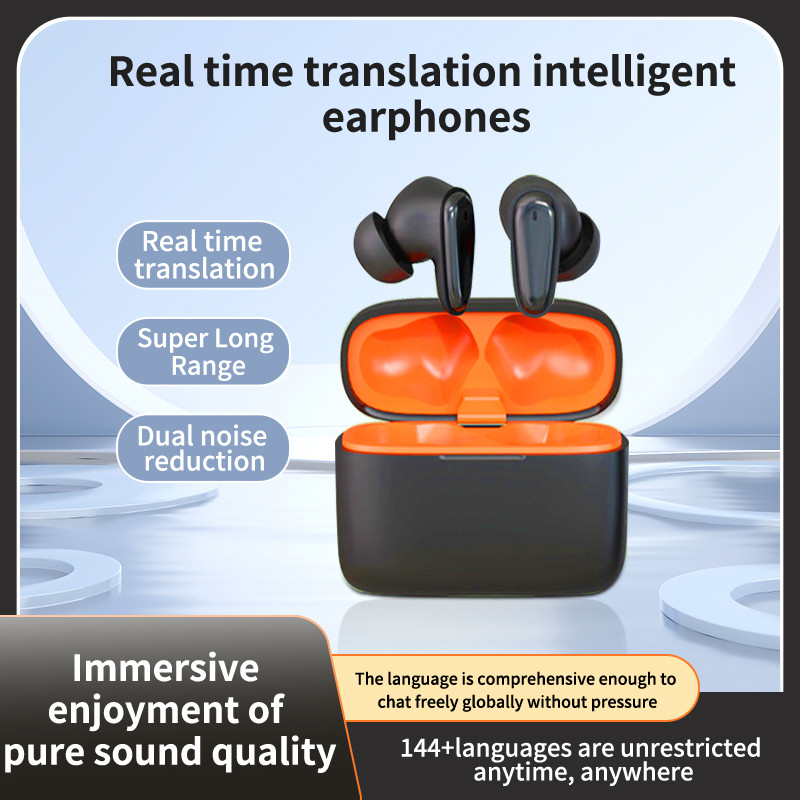 Translator Headset Languages Instant Translation Intelligent Voice Translator Wireless Bluetooth