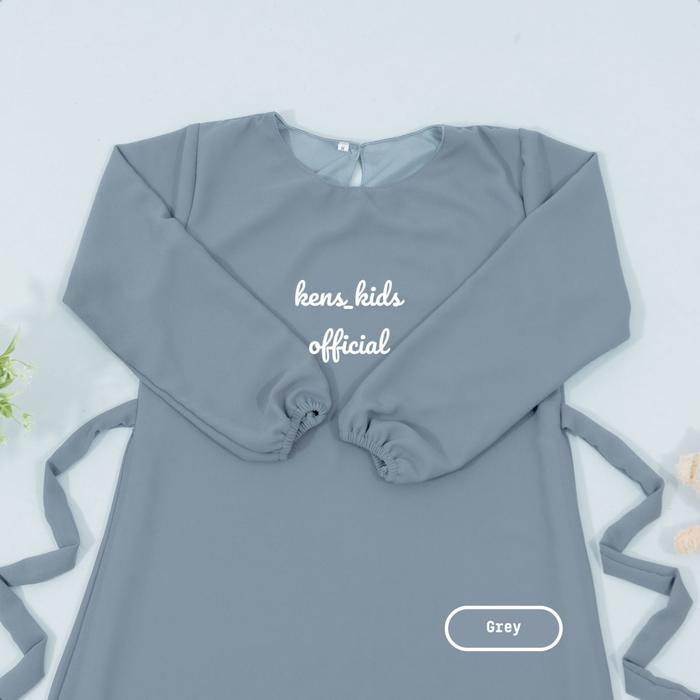 PROMO TERBARU Gamis Malaysia Anak Perempuan Ceruty Babydoll 3-10Thn Baju Dress Muslim