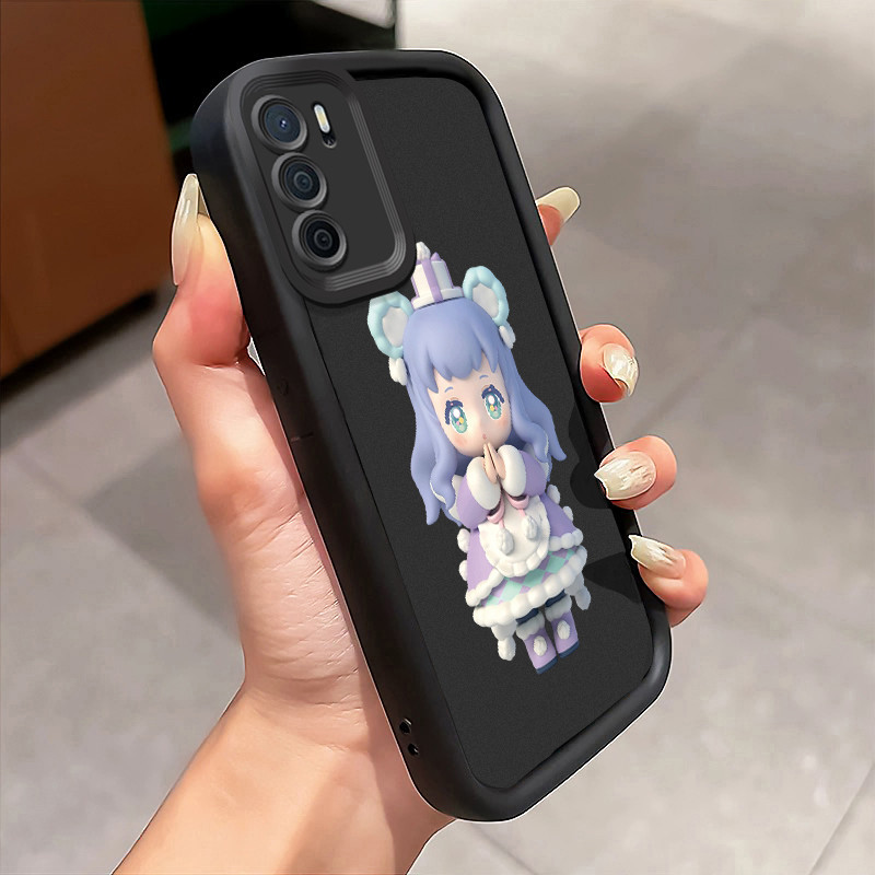 Casing Hp Untuk OPPO A16 OPPO A16s OPPO A54s Case Boneka Misteri Kesing TPU Phone Cover Kasing Cesin