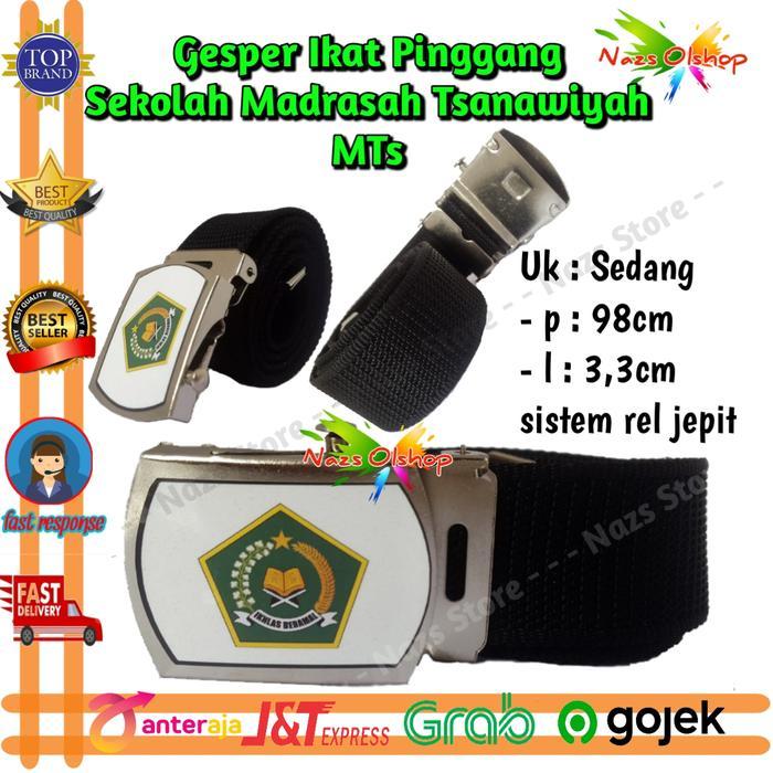 New- Gesper Ikat Pinggang Anak Sekolah MTs Madrasah Tsanawiyah Ukurn Sedang