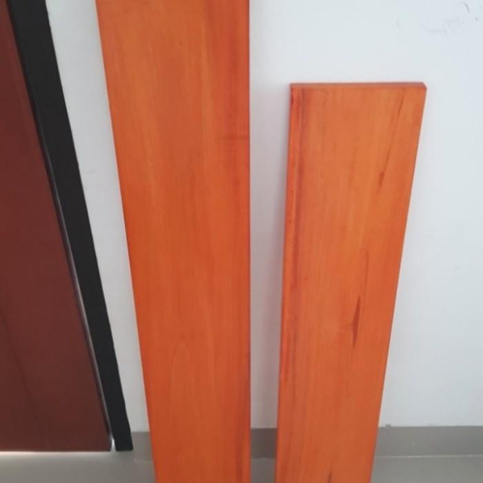 Papan Ambalan Kayu Mahoni Lebar 30 Cm Sudah Finishing Good Quality Original