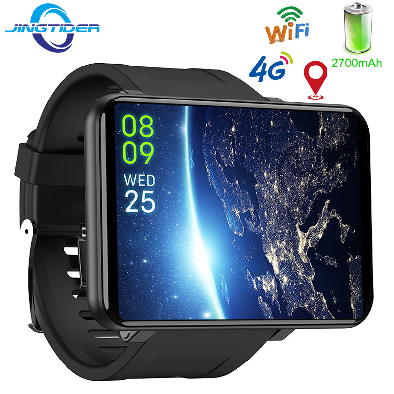 2025 Dm100 2.86" Large Screen 4G Smart Watch 3Gb 32Gb Mtk6739 Quad Core Smartwatch Android 7.1 2700