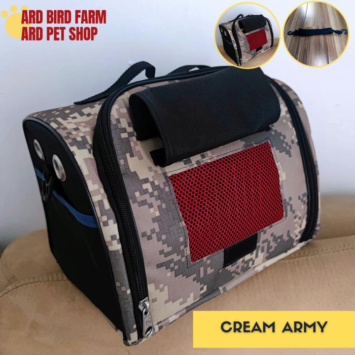 BRIDTIS- Tas Kandang Hewan Burung Lovebird Untulan