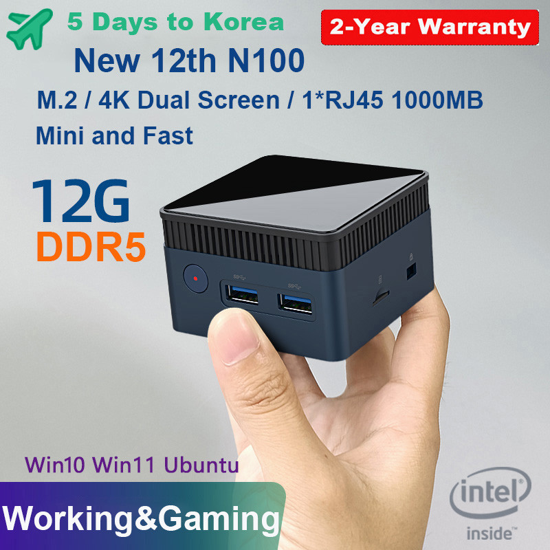 - Morefine M6S Mini Pc Intel 12Th Gen N100 12G Ddr5 512Gb/1Tb Window 11