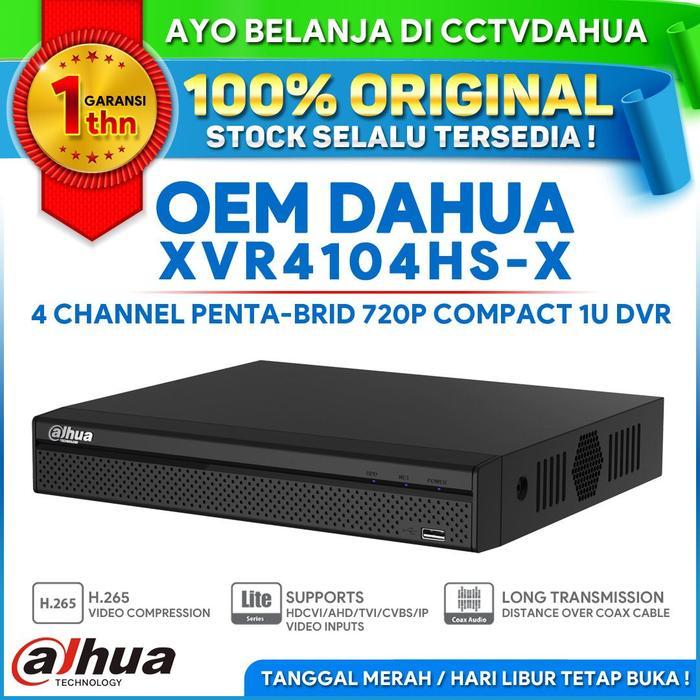 Dahua Oem Xvr-Zhx-2104 4Ch Pentabrid 720P Compact 1U Dvr