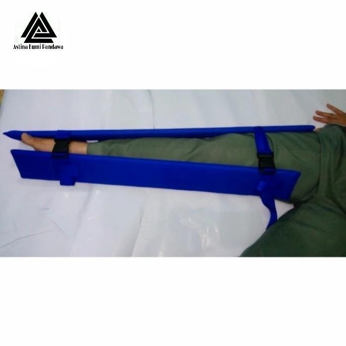 Spalk kaki 8cmX70cm- 1pasang spalk dan tali - bidai kaki - spalk kayu