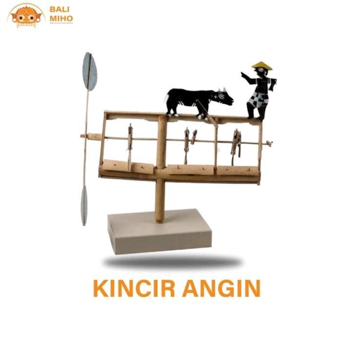 Kincir Angin Bambu Lonceng Bambu Baling - Baling Bambu Bali- Pindekan