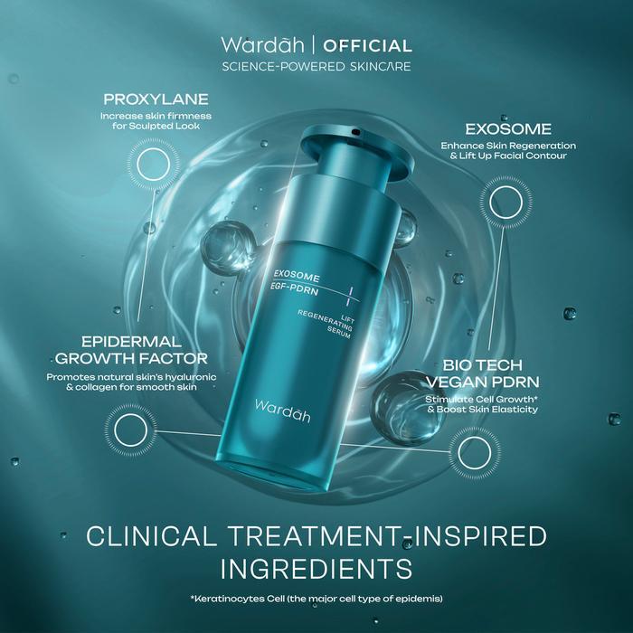 [TASYA FARASYA APPROVED] WARDAH EXOSOME + PDRN LIFT REGENERATING SERUM (CLINIC TREATMENT SERUM