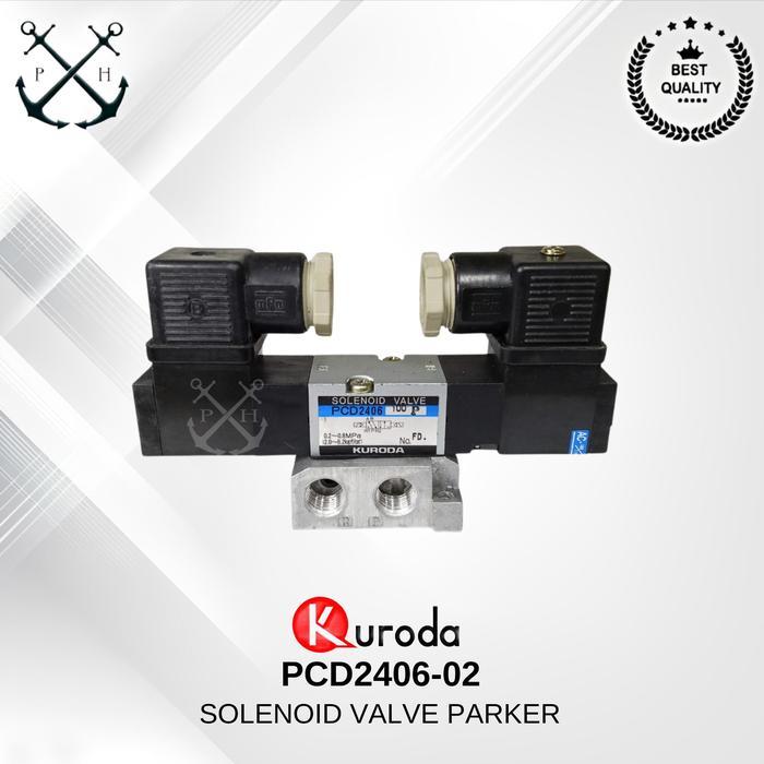 Mantab Selenoid Valve Pneumatic Parker Kuroda Pcd2406-02 Terlaris