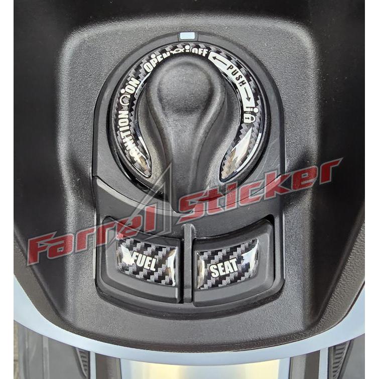 Disc EMBLEM KUNCI NMAX KEYLESS SEAT FUEL STICKER PANEL KONTAK NMAX NEO TURBO KEYLESS