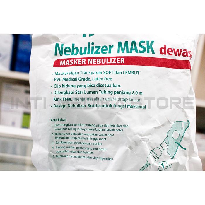 HEALTI- Besmed - Nebulizer Mask Dewasa / Masker Nebulizer Dewasa / Nebu Mask