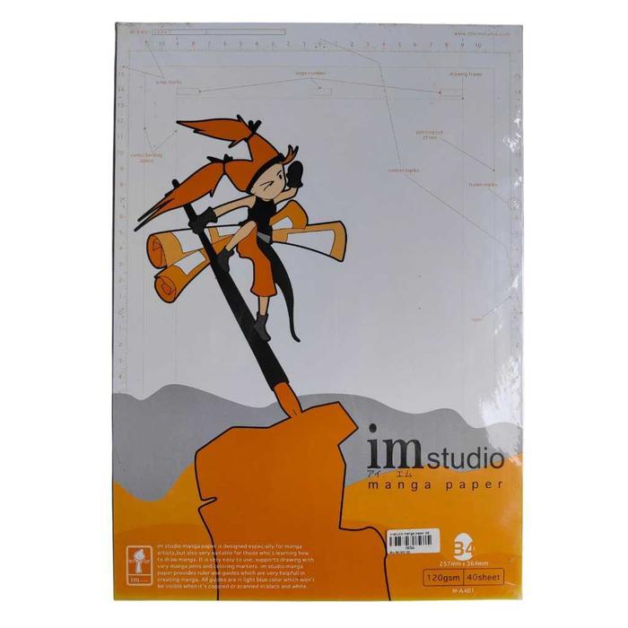 IM studio manga paper / kertas komik / kertas gambar /Manuscript Paper B4
