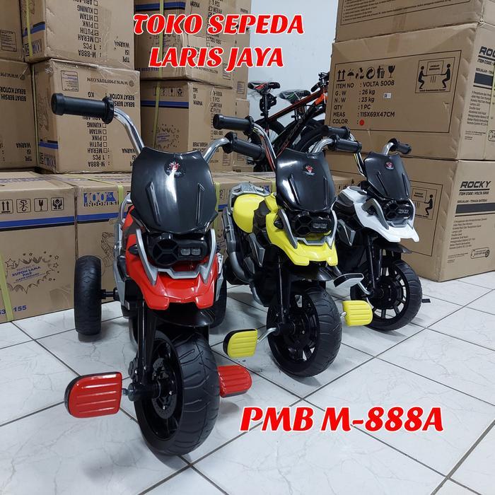 sepeda roda tiga motor pmb m888a type r, sepeda roda 3 motor pmb m-888 kode 587