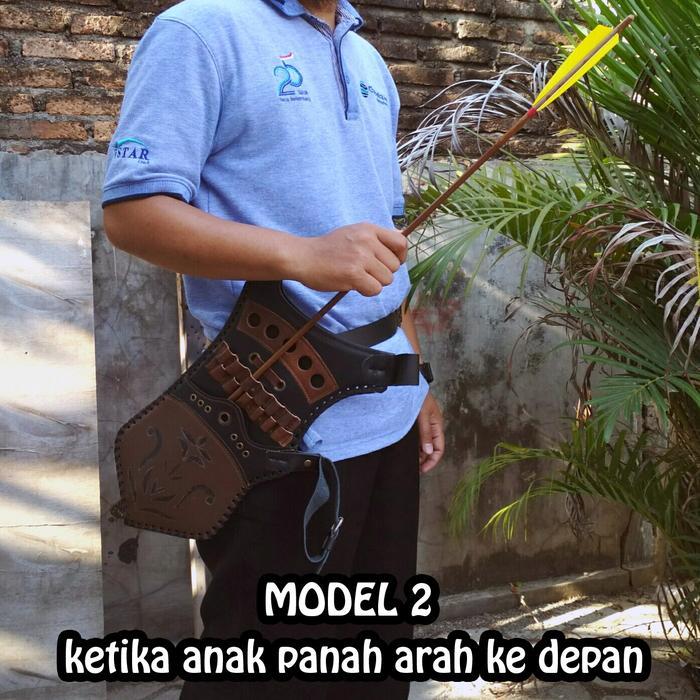 Quiver Anak Panah Kulit Sintetis / Quiver Pinggang