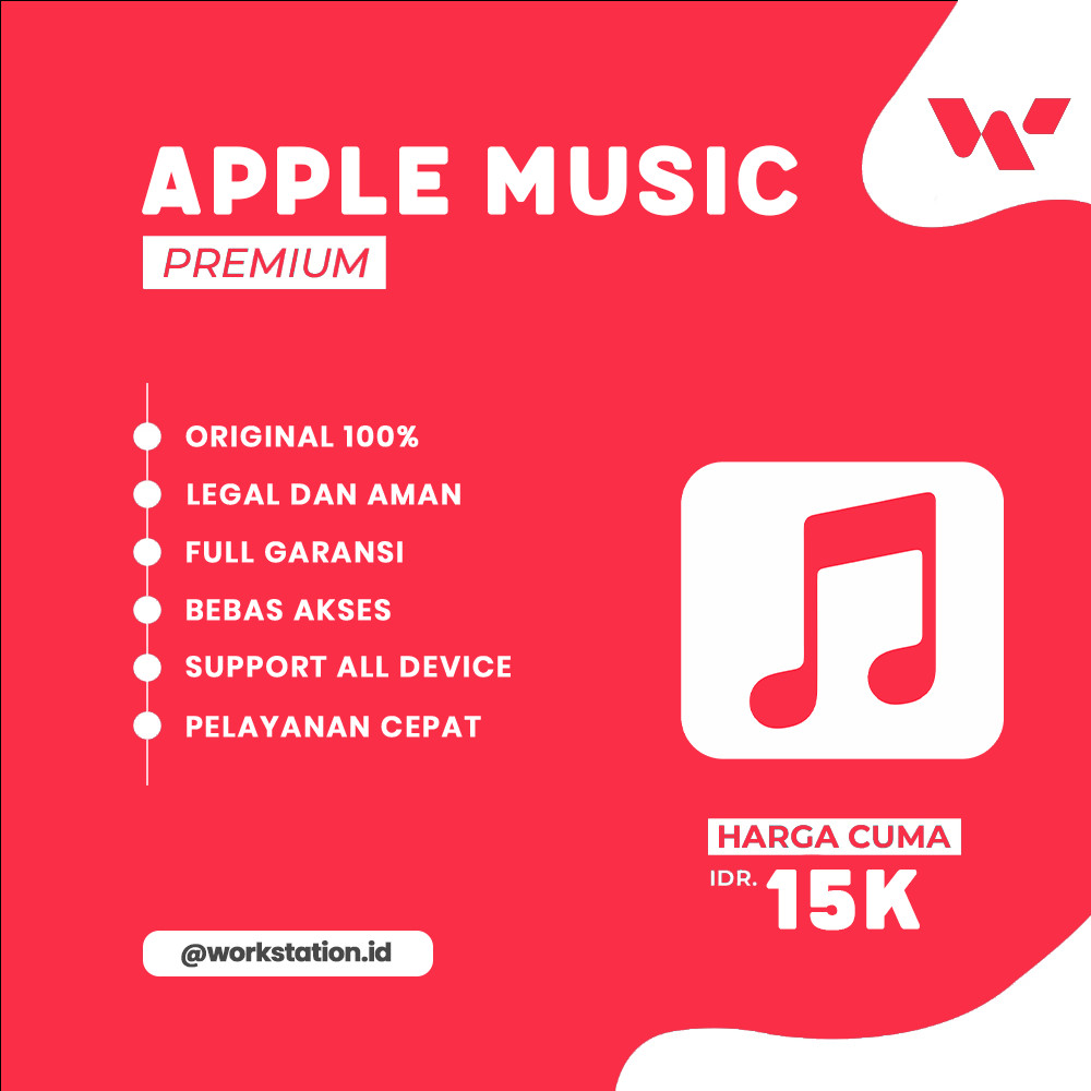 Apple Music Premium 1 Bulan - Music Streaming Service