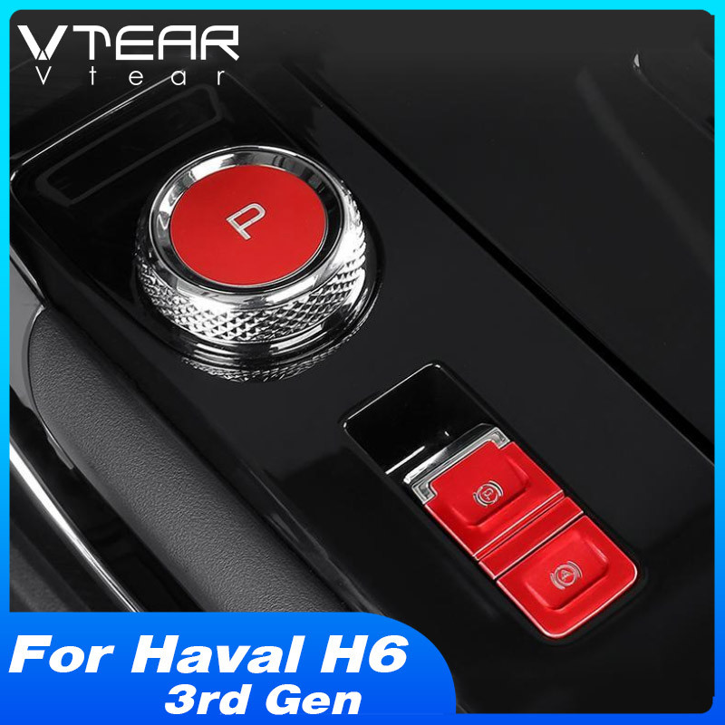 IMPORT Vtear Inner Button Trim Cover Stainless Steel Decorative Protection Stickers Car-Styling