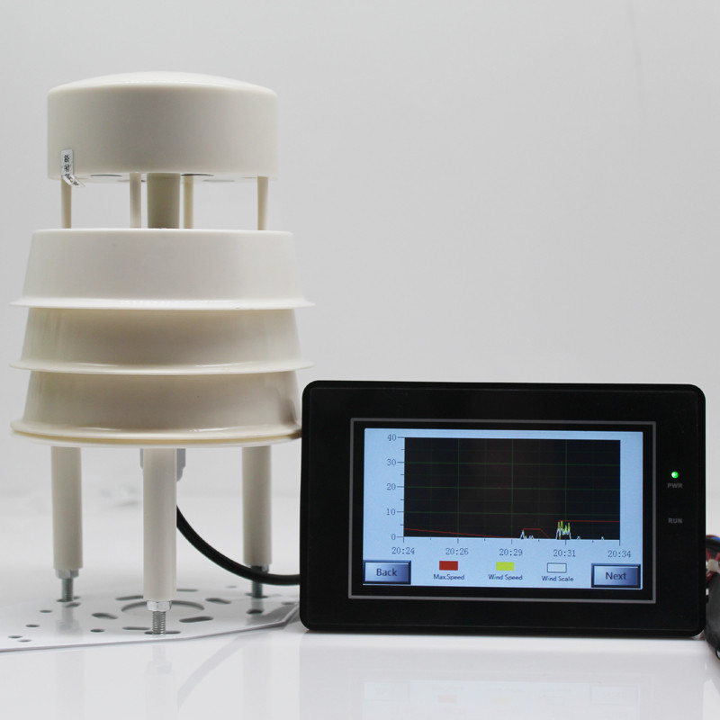 Wind Speed Detector Wind Direction Speed Wind Scare Display Meter With Wind Speed Sensor