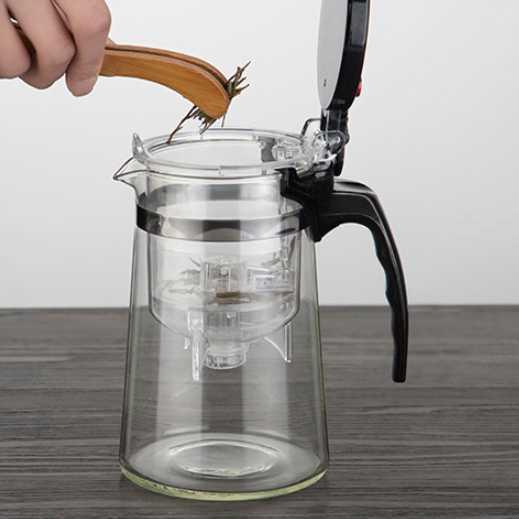 Promo One Two Cups Teko Teh Kopi Kaca Tahan Panas Dengan Saringan Pitcher - K1 Original