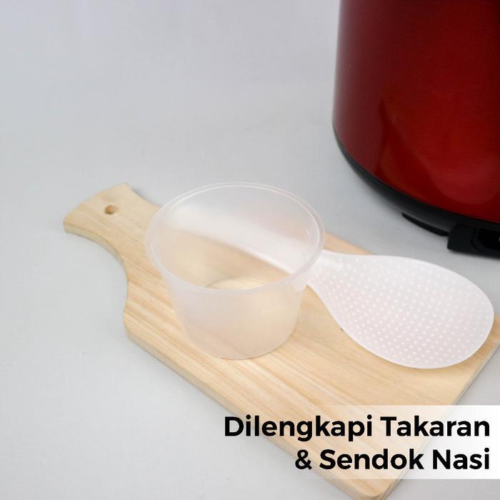 Magic Com Qq National 1L - Magic Com Mini - Rice Cooker Anti Lengket Bahan Aluminium - Magic Com