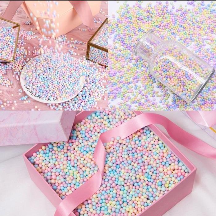 Bola Foam Marcaron / Foam Ball / Filler Kotak / GABUS BOLA