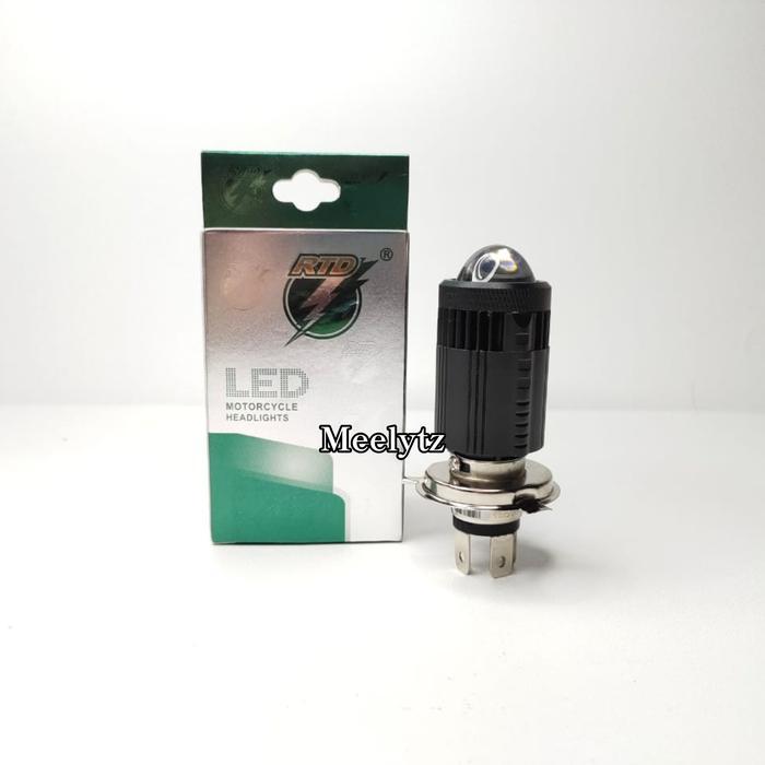 Paling Baik Lampu Utama Led Rtd Laser Kipas H4 Projector M01F Super Terang Ac Dc Terlaris