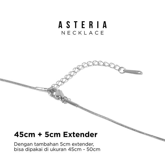 05kq- Project Ninetyseven - Asteria Necklace - Kalung Pria Wanita Anti Karat Premium Kalung