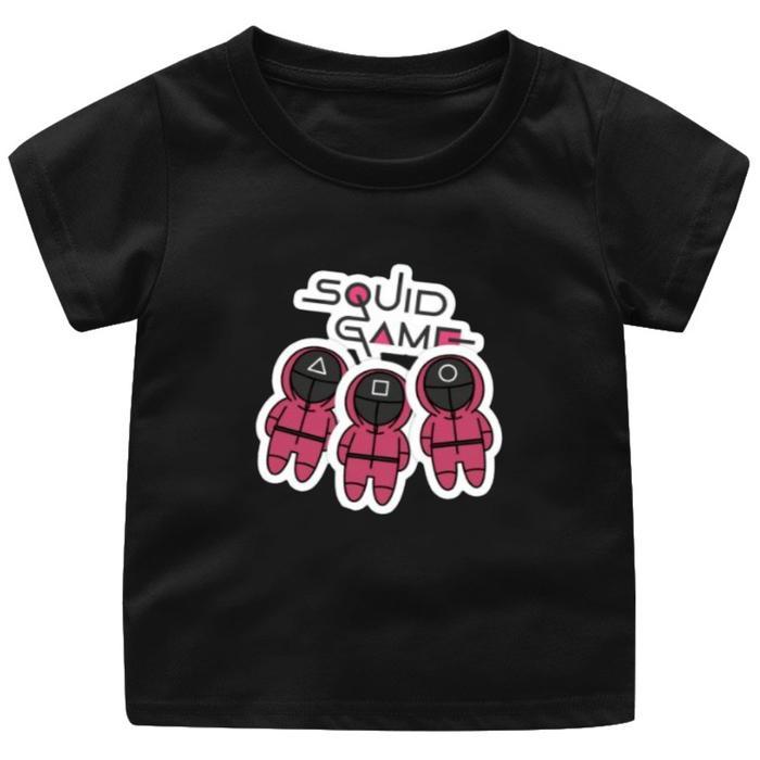 Baju Anak Laki Laki 1-12Tahun Squid Game Viral /Atasan Kaos Anak Cowok
