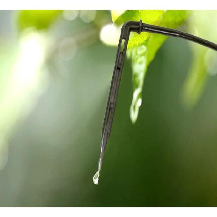 FARM- 100Pcs Drip Stick Fertigasi Tetes Stick Dripper Bend Arrow Irigasi Sprinkler