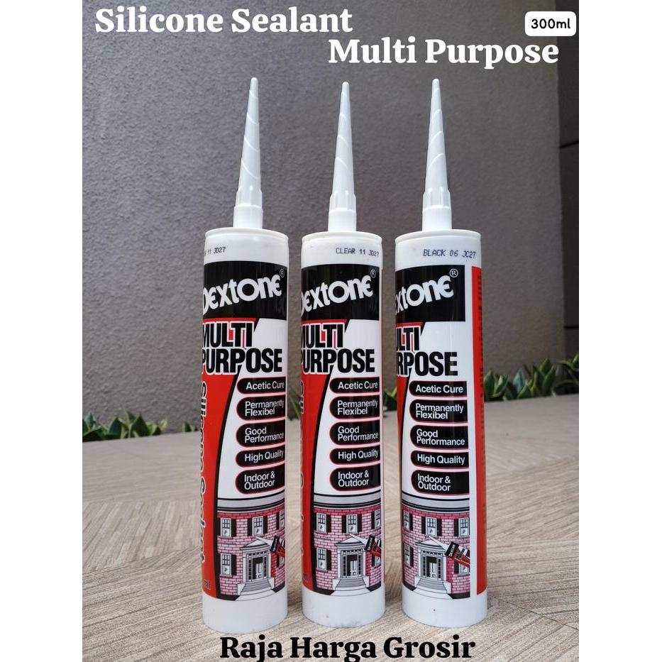 naturplus- Lem 100% Silicone Sealant Dextone // Lem Kaca Logam Keramik Karet Dextone Dan Yozuri