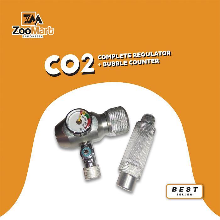Blue Tank Co2 Complete Regulator + Bubble Counter / Aquascape / Co 2
