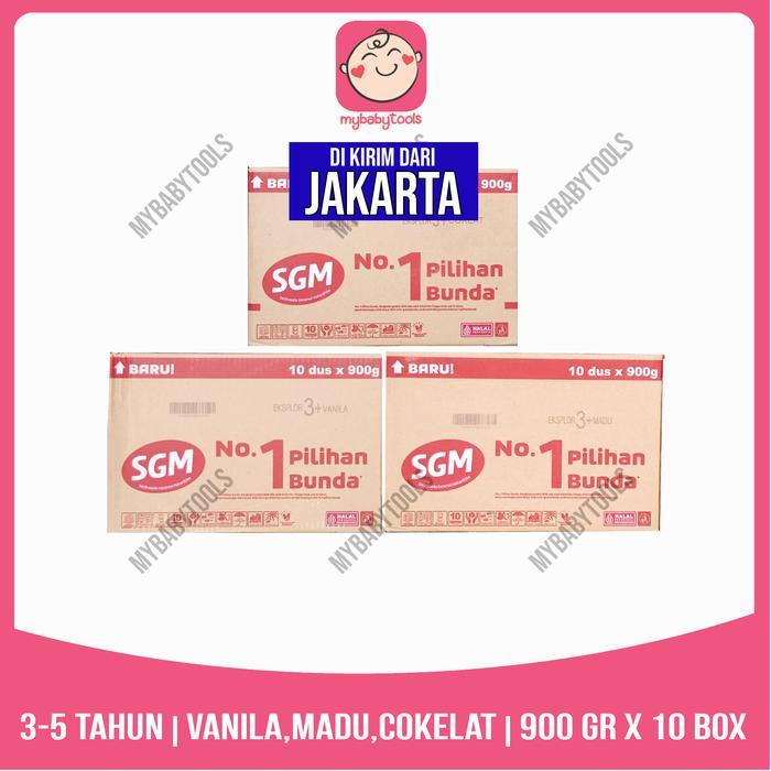 h2rvkj- Spesial Edition Karton Sgm Eksplor 1+ 3+ Vanila Madu Susu Formula Anak