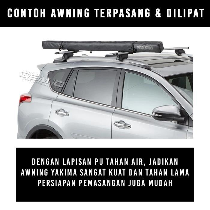 AWNING MOBIL YAKIMA SLIMSHADY 2.5 X 2.5 METER PIKNIK CAMPING TOURING