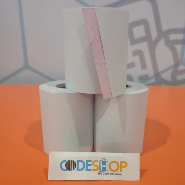 x printer kertas NCR 75X60 2 PLY