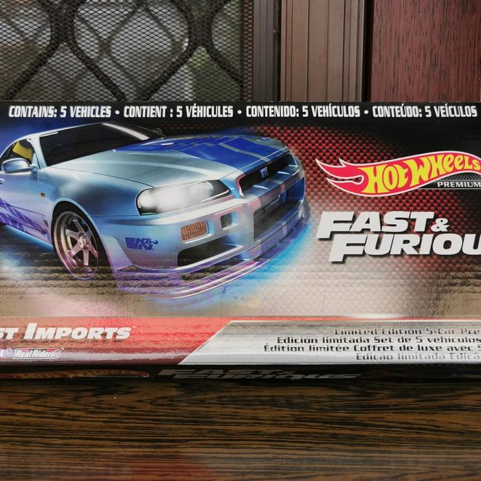 Hot Wheels Fast Imports Skyline R34 Fast Furious Premium FNF hotwheels