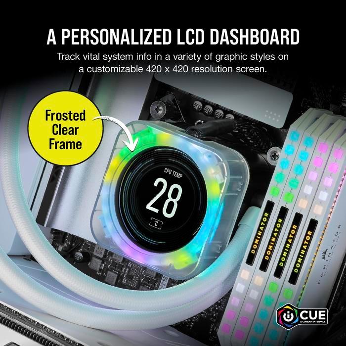 CORSAIR ICUE ELITE CPU COOLER LCD DISPLAY UPGRADE KIT