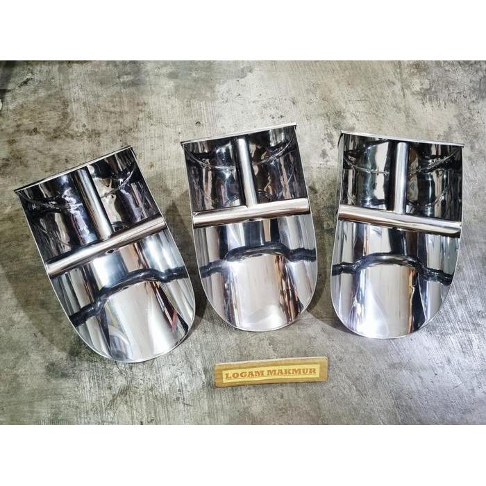 [FLASH SALE] PAKET SEROK STAINLESS JUMBO / SENDOK SEKOP SEMEN BERAS JAGUNG KEDELAI TEPUNG KOPI