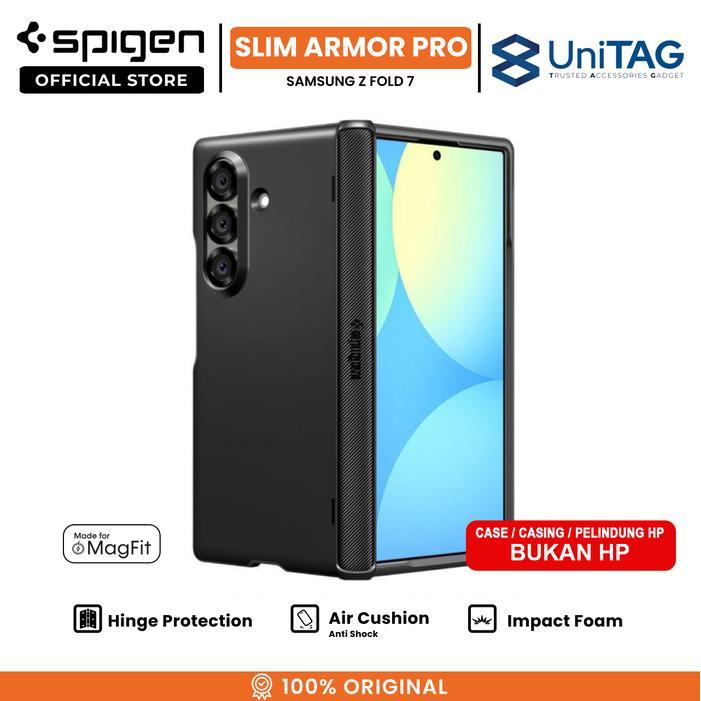Case Pelindung HP for Samsung Galaxy Z Fold 7 Spigen Slim Armor Pro Magfit Casing