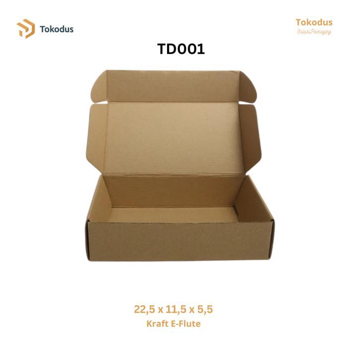 Tokodus Dus Polos TD001 E-flute Corrugated 22x11x5.5cm Single Wall