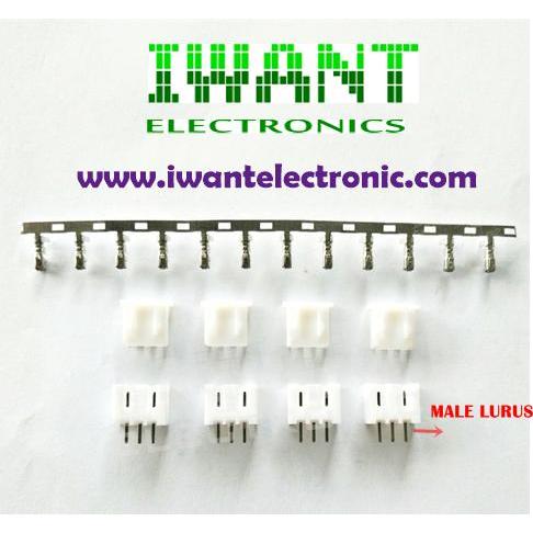 3 Pin LURUS Header Connector 2.5MM JST-HX /SET