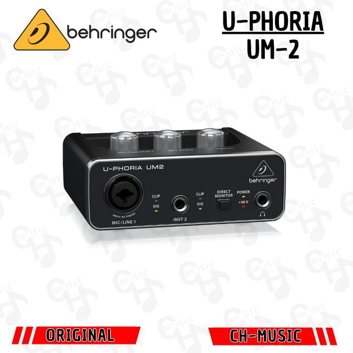 behringer uphoria um2 soundcard usb