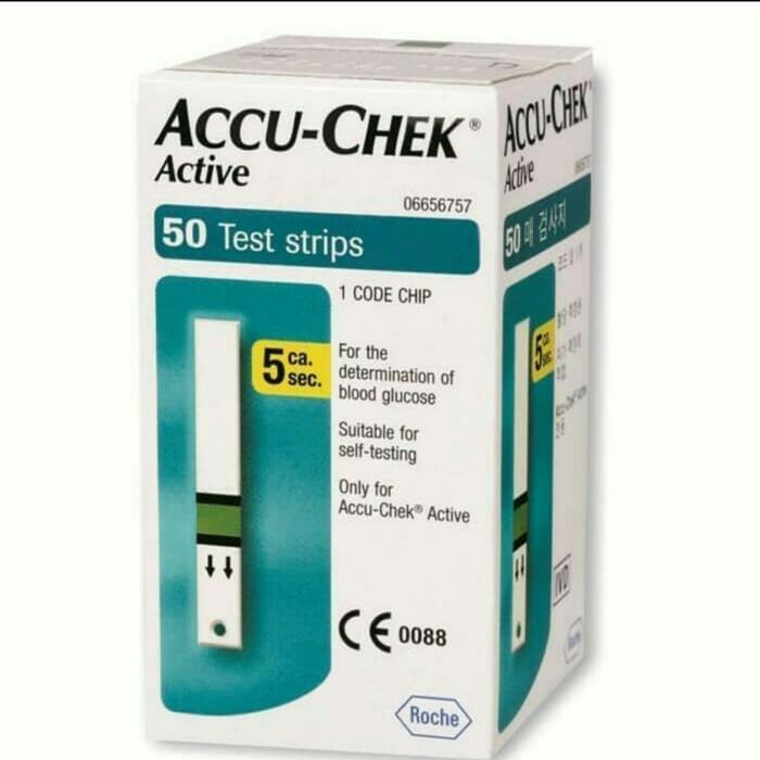 Accu Check Active test Strip / Strip Accu Check isi 50 Strip