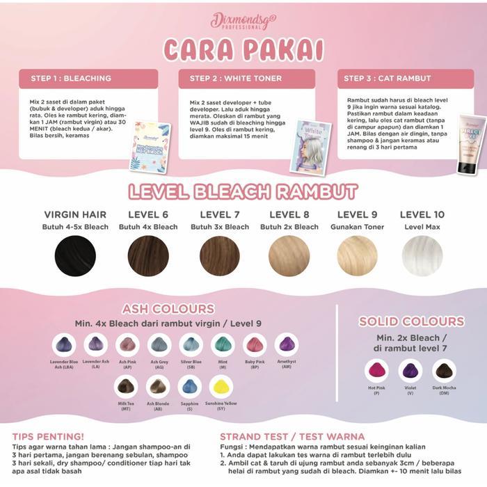 DIXMONDSG BABY PINK - CAT RAMBUT FASHION IMPORT SG