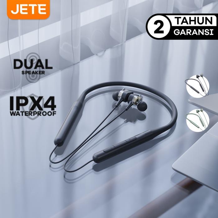 SALE Sport Headset Necklace Bluetooth JETE 10 Pro - Garansi 2 Tahun Termurah