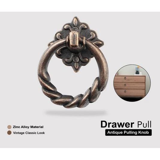 Knob Handel Handle ng Tarikan Pintu Lemari Laci Klasik Estetik *