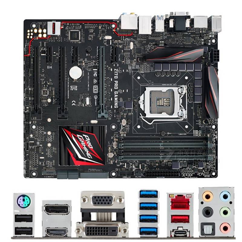 . Intel Z170 Z170 Pro Gaming Motherboard Used Original Lga1151 Lga 1151 -