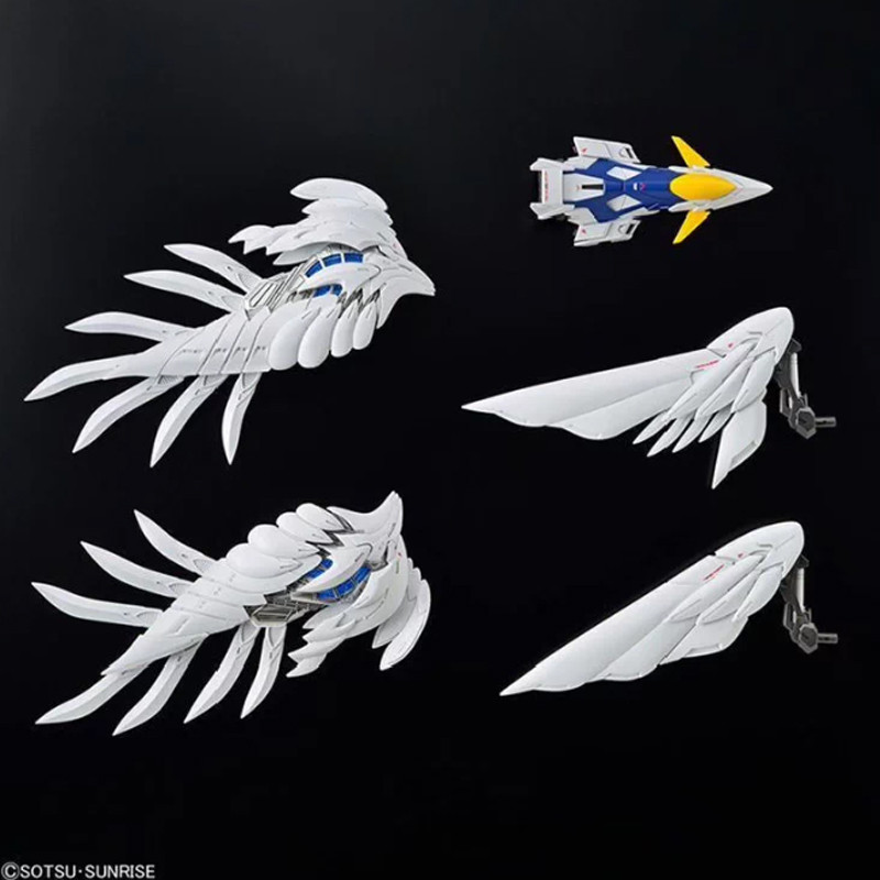 MGSD Wing Zero Gundam Model Kit Action Figure GAOGAO Angel Feather Snow White Decals Stand Anime