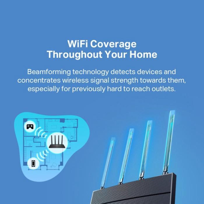 Tp-Link Archer Ax12 Wifi 6 Router Ax1500 Tp Link Router Archer Ax12 Acces Point Dual-Band Gigabit